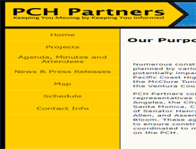 Tablet Screenshot of pchpartners.org